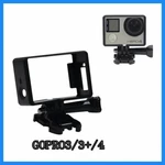 Black Standard Frame Border Housing Case Mount For Gopro Hero 3+ 4. Fixed Price $9.77.