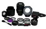 Nikon Af-s Micro Nikkor 105MM 2.8 Ed Vr Lens Kit With Ring Light + Filters. Fixed Price $649.99.