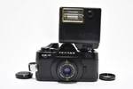 Mint Pentax Auto 110 Film Camera 24MM F2.8 Lens + AF130P Flash Japan #2668. Fixed Price $139.00.