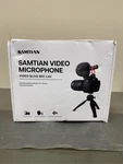 Samtian Video Microphone, Camera For Dslr Interview Shotgun With Wind. Fixed Price $31.99.