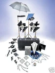 Lowel Ambi Kit - Omni/tota 4 Light Stands Modifiers Lamps Case & More Nos. Fixed Price $849.95.