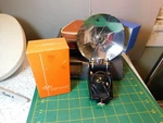 Vintage Type 6871 Agfalux Pocket Flashgun,w/box,case, & Paperwork-germany. Fixed Price $7.16.