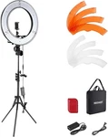 Neewer 18IN Ring Light Kit 55W Led Stand Phone Holder Bag Photography New. Fixed Price $79.10.