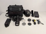 Canon Eos Rt Camera Bundle W/ Case, Lens, & Speedlite 430EZ Flash Read. Fixed Price $135.00.