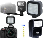 Pro Flash + 36 Led Light For Nikon Dslr Camera D3400 D5600 D80 D90 D7100 D7200. Fixed Price $90.97.