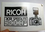 Ricoh Xr Speedlight 300P Flash Instruction Manual / User Guide - Genuine Oem. Fixed Price $19.60.