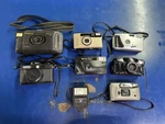 Vintage Mixed 35MM Cameras-polaroid/vivitar/panoramic/canon/yashica/fuji. Fixed Price $22.00.