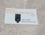 Vintage Minolta Auto Electroflash 128 132X Owner's Manual Printed Japan 60 Pg. Fixed Price $7.60.