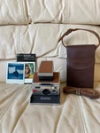 Polaroid SX-70 Instant Camera W/case-film&flash Tested-great-ships Same Day. Fixed Price $199.99.