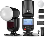 Neewer Z1-C Ttl 2.4G Wireless Round Head Flash Speedlite For Canon Dslr Cameras. Fixed Price $76.04.