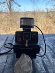 Polaroid Sonar Onestep SX-70 Pronto Land Instantwith Argus Flash Vintage. Fixed Price $300.00.