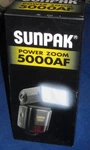 Sunpak Power Zoom Model PZ5000AF Flash For Minolta Camera. Fixed Price $47.00.