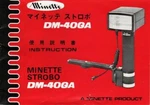 Minette Strobo DM-40GA Electronic Flash Unit Owner's Manual (14PGS/ENG/JP). Fixed Price $7.99.
