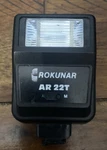 Vintage Rokunar 22T Universal Shoe Mount Camera Flash. Fixed Price $11.00.