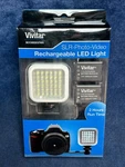 Vivitar Rechargeable Led Light Kit For Slr Cameras, Camcorders Batteries/charger. Fixed Price $17.49.
