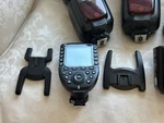 2- Godox TT685N Flash W/transmitter For Nikon. Fixed Price $167.87.