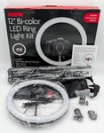 Sunpak 12" Bi-color Ring Light Kit VL-LED-162-12RL -- New Open Box. Fixed Price $19.95.