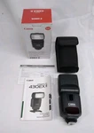 Canon Speedlite 430EX Ii Shoe Mount Xenon Flash, Lcd Display Box Case Manual Euc. Fixed Price $49.99.