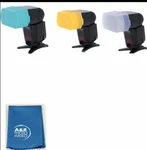 Bounce Flash Diffuser Godox V860C TT685 TT600S Ii White Blue Yellow. Fixed Price $16.99.