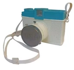 Lomography Diana F+ Camera Teal/white Without Flash (120 Film) Tested. Fixed Price $37.75.