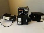Vintage Camera Flash Lot Vivitar Lenmar Albinar 35MM Film. Fixed Price $19.99.