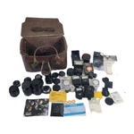Vintage Camera Lens Flash Accessory Bundle Pentax Minolta Vivitar Konica Mixed. Fixed Price $99.05.