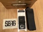 Nikon SB-16A Speedlight Flash For F3, F3HP Camera W Box, Manual And Soft Case. Fixed Price $80.00.