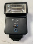 Vivitar 2600 Shoe Mount Flash Untested. Fixed Price $15.00.