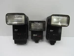 3 Vtg Albinar Camera Flash Attachments Thyristor 90MDT-Z & 80 Mdz For Parts Only. Fixed Price $16.80.