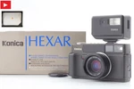 Near Mint++ Box Konica Hexar Af Black Film Camera HX-14 Flash From Japan. Fixed Price $898.98.