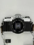 Vintage Minolta X-370 Slr Film Camera Bundle W/five Star Lenses/vivitar Flash. Fixed Price $80.06.
