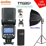 Us Godox TT685II-N 2.4G Ttl Speedlite FLASH+65CM Folding Softbox Stand For Nikon. Fixed Price $169.00.