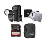 Westcott FJ80 Ii Touchscreen 80WS Speedlight With Sony Camera Mount Bundle. Fixed Price $399.99.