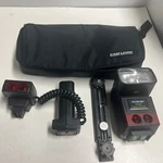 Achiever 600AF Handle Grip + 630AF Minolta W/ Slide Mount Flash Vguc. Fixed Price $6.36.