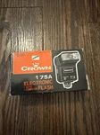 Crown Camera Flash Auto 175A Computerized *not Tested*. Fixed Price $15.00.