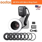 Godox MF-R76 Macro Led Ring Speedlite Dual-flash Tubes For Dslr Camera 76W. Fixed Price $179.00.