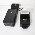 National Auto Strobe PE-202S Shoe Mount Flash Tested & Working With Case. Fixed Price $9.99.