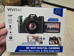 Vivitar 4K Digital Camera 16X Zoom,led Flash,auto Focus Sealed. Fixed Price $30.00.