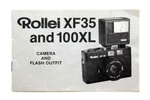Excellent Rollei XF35 And 100XL Camera Flash Outfit Manual #P4287. Fixed Price $15.00.