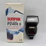 Sunpak PZ40X Flash For Minolta/canon Cameras Tested Read - Quick Shipping. Fixed Price $17.99.