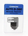 Chinon Auto S-380 Electronic Flash Unit Instructions Manual. Fixed Price $16.93.