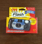 Cvs Power Flash 35MM One-time-use Disposable Camera 27 Exp 800 Film W/. Fixed Price $16.00.