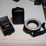 Vintage Canon Macro Ring ML-3 & Speedlite 300EZ Flash For Dslr Film Camera. Fixed Price $120.00.