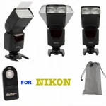 Zoom Xenon Flash +remote For Nikon D3000 D3100 D3200 D40 D50 D60 D70 D80 D90. Fixed Price $102.95.