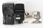 Near Mint+++ Case Contax Tla 280 Shoe Mount Flash Strobe From Japan. Fixed Price $89.99.