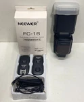 Neewer NW-670 Speedlite Camera Flash With FC-16 Studio Strobe Trigger Kit-c. Fixed Price $39.99.