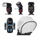 Vivitar Dedicated Flash + Accessory Kit For Nikon D40 D50 D60 D70 D80 D90 D3000. Fixed Price $212.64.