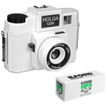 173-120 Holgawood 120N Medium Format Camera (casablanco) W/ Blk & Wht Film. Fixed Price $39.99.