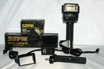 Sunpak Auto 555 Flash Bracket-filter Holder-bounce Kit-zoom Tele Kit-ac Adapter. Fixed Price $190.00.