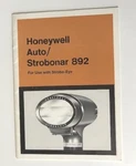 Honeywell Auto/strobonar 892 Instruction Manual For Use With Strobo-eye. Fixed Price $12.95.